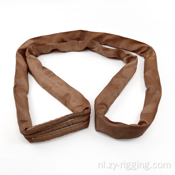 2022 Aangepaste bruine polyester sling eindeloze webbing sling